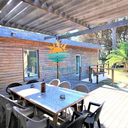Villa La Petite Ourse-200M Plage-Clim/Wifi/Parking Вилла