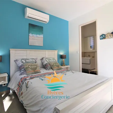 Villa La Petite Ourse-200M Plage-Clim/Wifi/Parking Вилла *